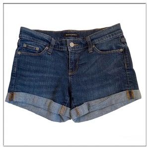 Banana Republic Women’s Denim Rolled Cuff Shorts Size 25
